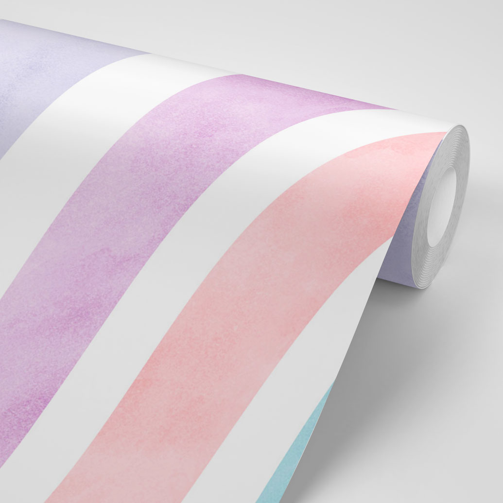 Watercolor Rainbow Wall Mural - Image 3